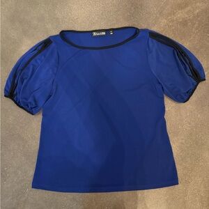 7th Ave Blue detailed blouse